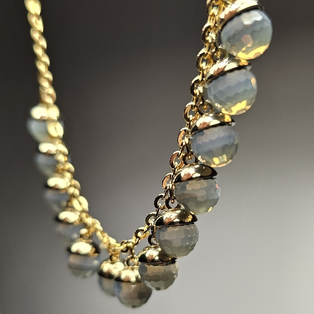 🇦🇹 Swarovski Crystal Beads Gold-Plated Necklace - Picture 13 of 16